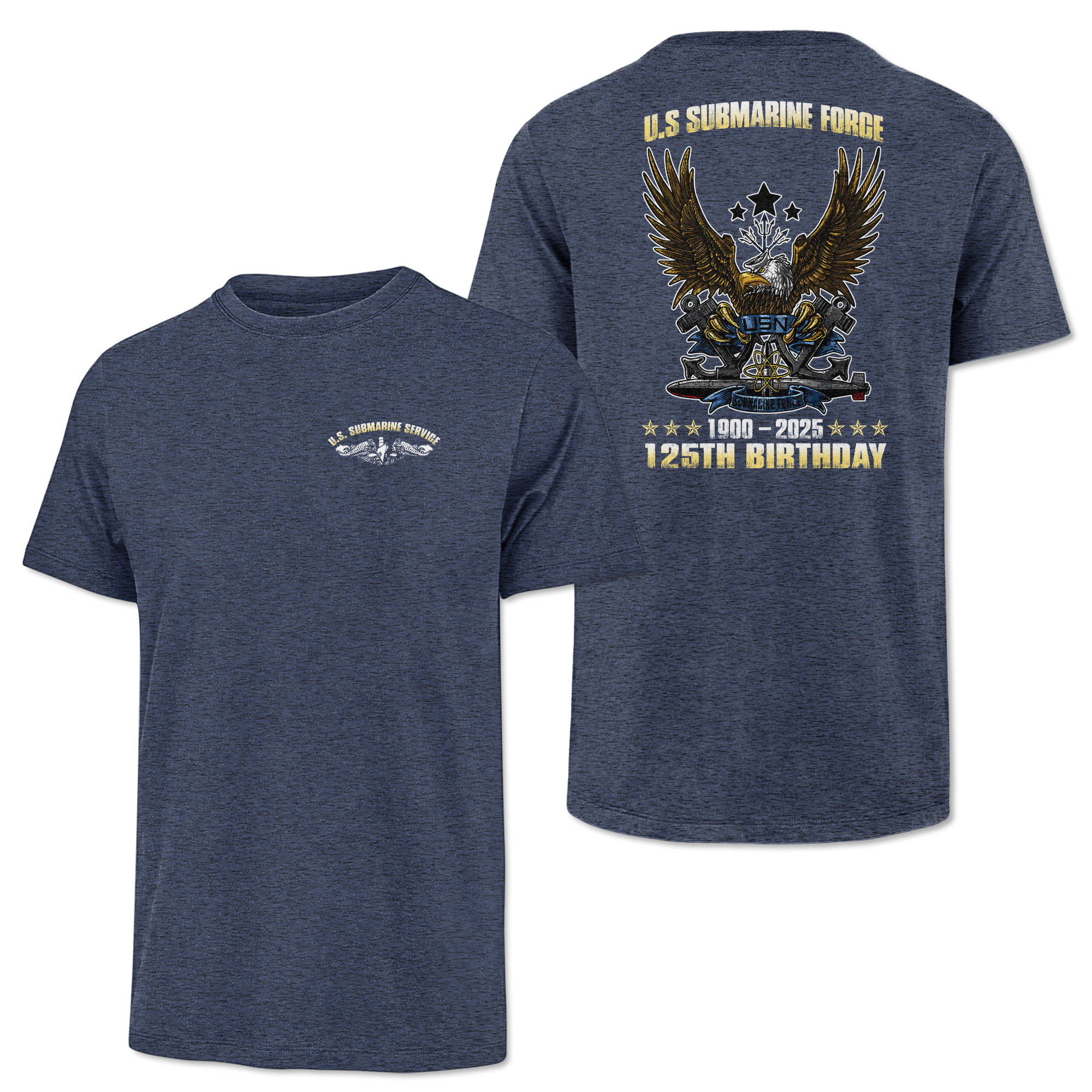 Navy Submarine 125th Birthday Classic Tee