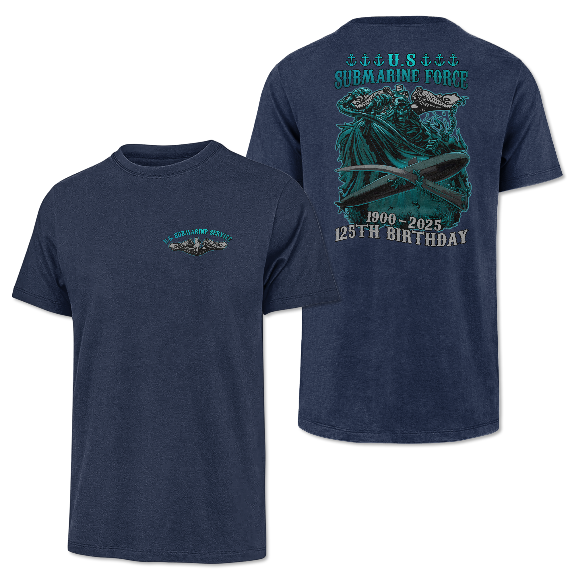 Navy Submarine 125th Birthday Classic Tee