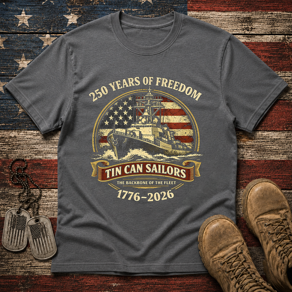 America 250 Tin Can Sailors Classic Tee
