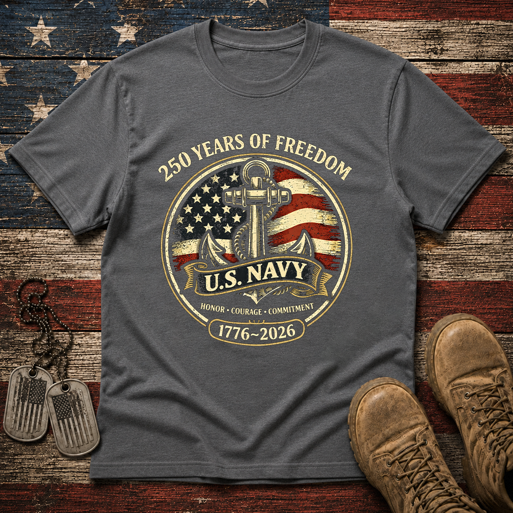 America 250 Navy Classic Tee