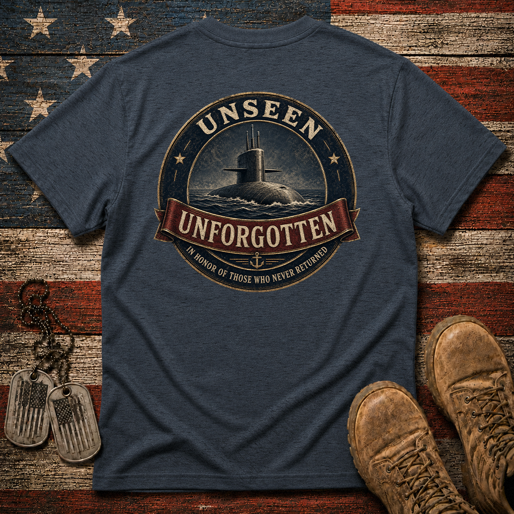 Unseen Unforgotten Navy Submarine Classic Tee