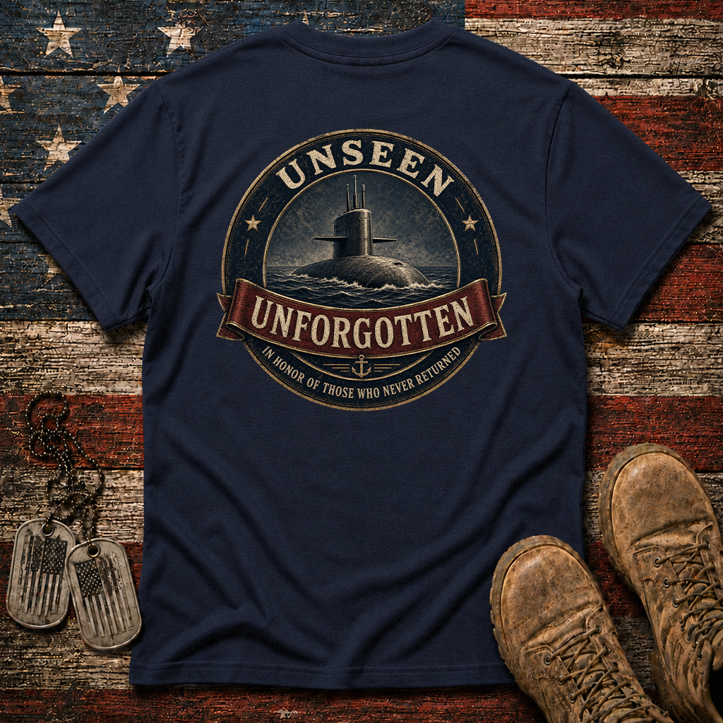 Unseen Unforgotten Navy Submarine Classic Tee