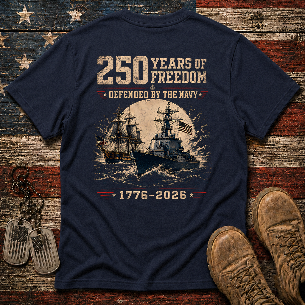 250 Years Of Freedom The Navy Classic Tee