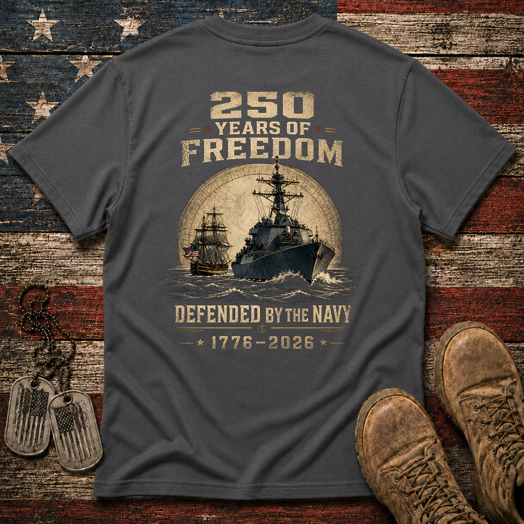 250 Years Of Freedom The Navy Classic Tee